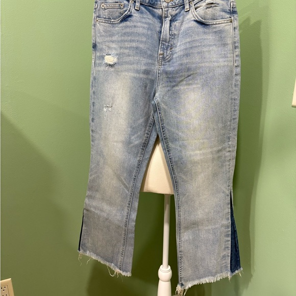 Lucky Brand Denim - Lucky Brand Light Blue Distressed Flare Jeans